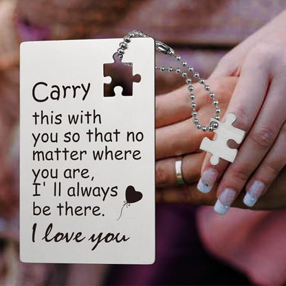 llxxeyopqdxz Engraved Wallet Insert Card Anniversary Card for Men or Women From Wife Mini Love Notes for Him Husband Gifts Long Distance Relationship Anniversary Hubby Gifts