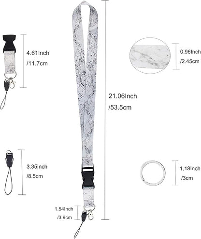 Yiflin Cute Neck Lanyard for Keys,Keychain,Wallet,ID Card Holder,with Quick Release Buckle