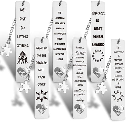 THRXOBN Inspirational Bookmarks Gifts for Employees,Coworker,Team Gifts for Employees, Coworker, Inspirational Office Gift for Co-Worker, Employee, Reading Gift for Employee,WB103