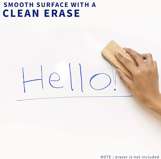 VIVO Dry Erase 60 x 24 inch Universal Solid One-Piece Table Top for Standard and Sit to Stand Height Adjustable Home and Office Desk Frames, Whiteboard Table Top, DESK-TOP6WE