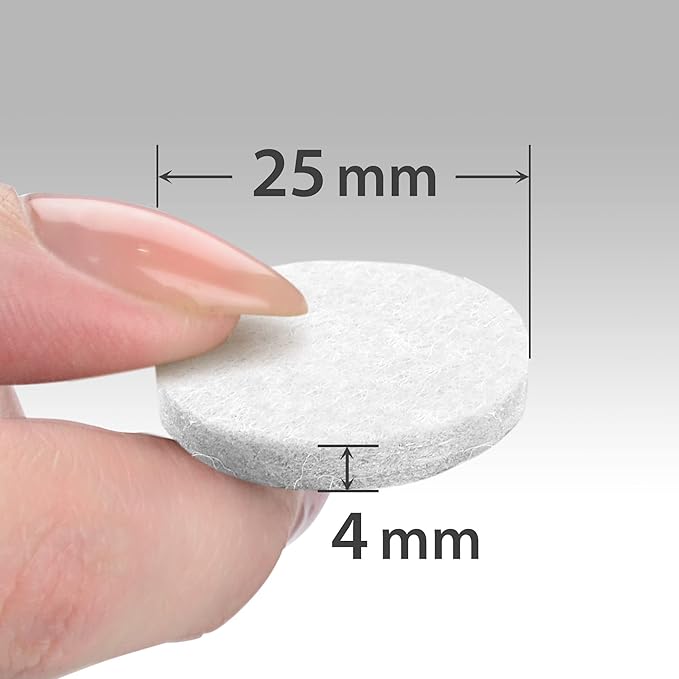 Felt Furniture Pads X-PROTECTOR - 48 Premium Felt Pads Floor Protector - Chair Felts Pads for Furniture Feet Wood Floors - Best Furniture Pads for Hardwood Floors - Protect Your Hard Floors! (White)