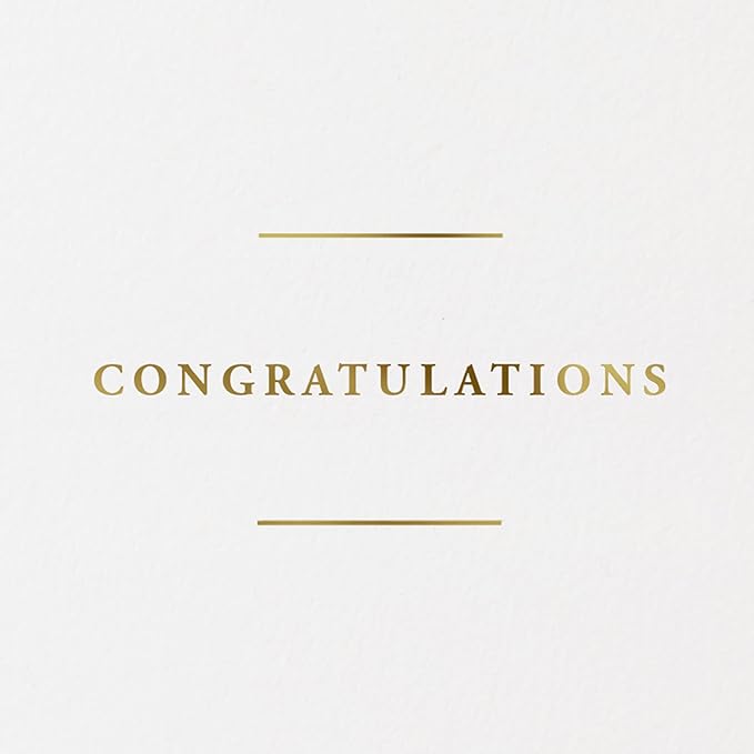 Hallmark Signature Wedding Card, Bridal Shower Card, Engagement Card (Rest of Your Lives)