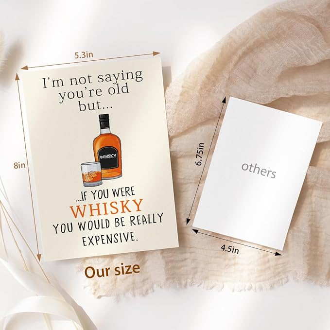 Funny Birthday Cards for Men, Husband, Boyfriend, Him – Happy Birthday Gifts for Friend's