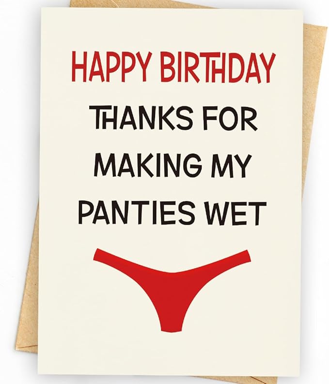 Humorous Birthday Card for Men, Husband, Boyfriend, and Him | Happy Birthday Gifts & Decorations for Men