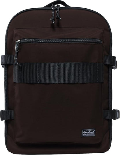 Travel Backpack 17L Lightweight Casual Small Carry-on Daypack 15-inch Laptop Notebook, Underseat Overnight Weekender, Brown