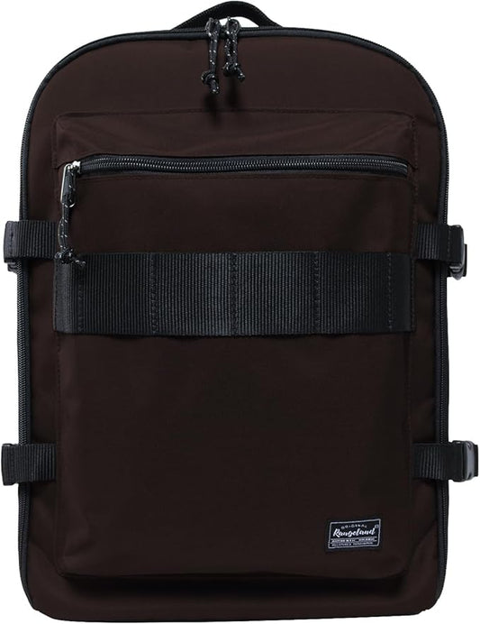 Travel Backpack 17L Lightweight Casual Small Carry-on Daypack 15-inch Laptop Notebook, Underseat Overnight Weekender, Brown