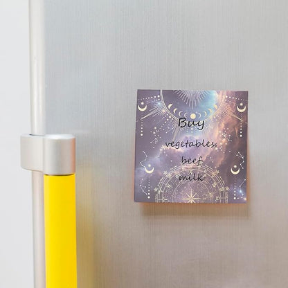 Post it Notes 3x3 Cute and Aesthetic Sticky Notes Planner Notepad - 450 Sheets - Desk Accessories for School, Office, and Home - Ideal Gifts for Teachers, Women, and Coworkers (Astrology Fantasy)