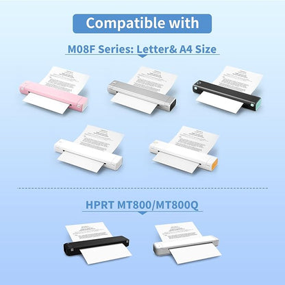 M08F Portable Printer Case - Sturdy EVA Travel Bag, Compatible with Itari, PhoPRT, COLORWING, Odaro, Phomemo Portable Printer and HPRT MT800 Thermal Printer, Lightweight