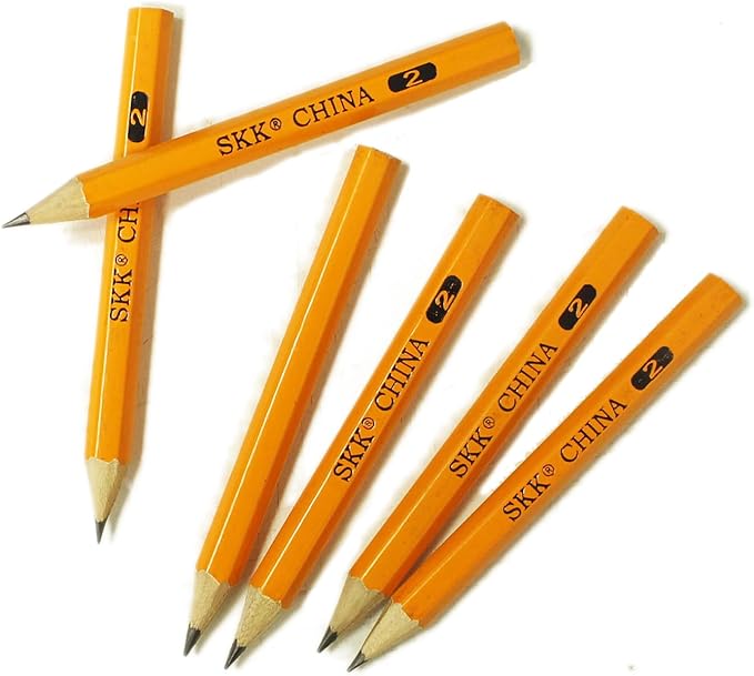 SKKSTATIONERY 680 Pcs Golf Pencil, Half Pencils, 3.5" Pencils, 2 HB pencil Sharpened, Golf, Classroom, Pew, Short, Mini Pencils