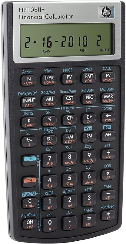 HP 2716570 10bII+ Financial Calculator, 12-Digit LCD