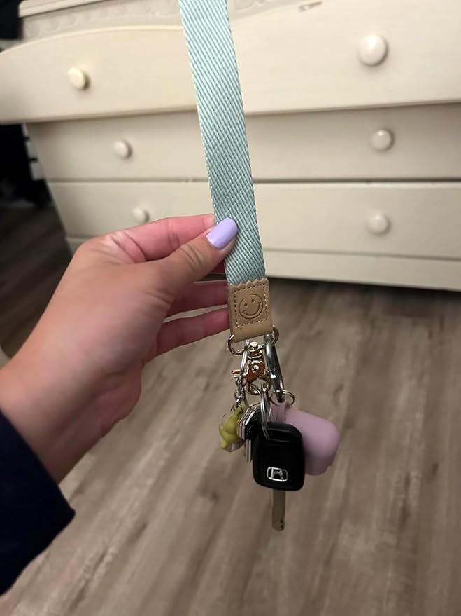 DQL Key Wristlet Strap for Women and Men, Wrist Keychain for Car Keys, Badge, Wallet, and Phone Wrist Strap