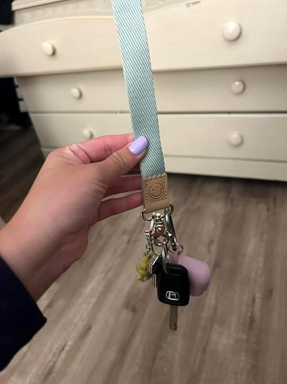 DQL Key Wristlet Strap for Women and Men, Wrist Keychain for Car Keys, Badge, Wallet, and Phone Wrist Strap