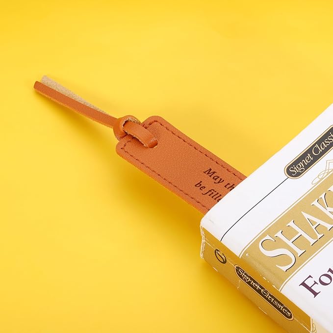 Leather Bookmark 3 Year Anniversary Wedding Gifts for Women Men for Him Her 3rd Anniversary Gifts for Husband Wife, 3rd Anniversary Gifts Birthday Christmas Gifts, Leather Gifts for Women Men