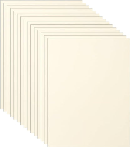 40 Sheets Cream Cardstock 8.5 x 11 Off White Paper, 200gsm Premium Craft Paper Card Stock for DIY Cards Making, Wedding Invitations, Greeting Card, Bussine Cards, Menus, Birthday