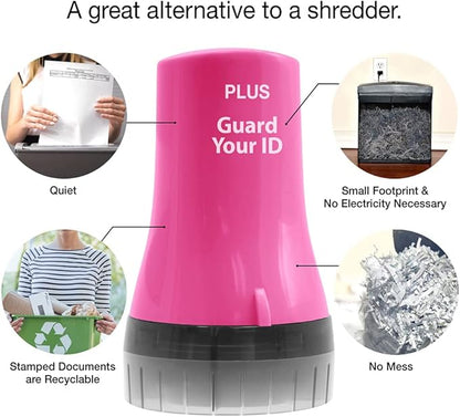 Advanced ID Roller 3-Pack Wide (Blue, Pink, Purple) - Protect Your Privacy & Prevent Identity Theft with Guard Your ID Theft Protection, ASOTV