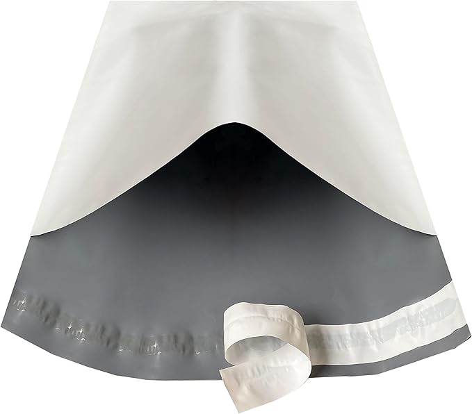 Colored Poly Mailers Pack of: Be creative with your packaging with Colored mailers (White, 10" x 13" pack of 200)