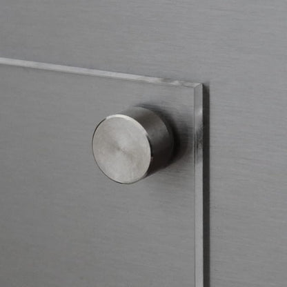 Magnetic Acrylic Weekly Calendar for Fridge, Weekly Meal Planner with Notes, Includes 4 Magnetic Wet-Erase Markers for Refrigerator, 9" X 12" | Gold Hardware