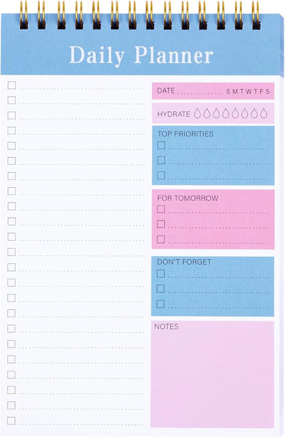 Do List Notepad, 52 Sheets To Do List Planner, 5.2"x7.8" To Do List Notebook, Undated Daily Planner 2024 for School/Office Supplies