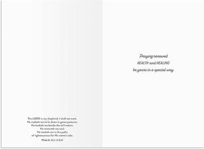 DaySpring - Roy Lessin - May the Lord Bless You - 4 Landscape Design Assortment with Scripture - King James Version - 12 Get Well Boxed Cards & Envelopes (U1206)