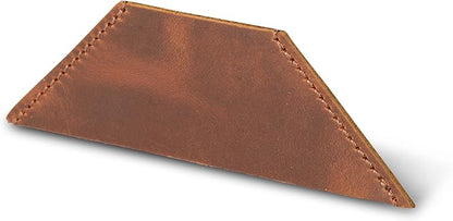 Londo Genuine Leather Handmade Bookmark (Set of 2) (Triangle, Camel)