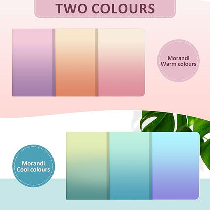 Ddaowanx Notebooks, Journals in Bulk, Blank Paper Sketchbooks, 72 Pages, 36 Sheets, 80GSM, 8.3x5.5 Inch, A5 Size, Travel Writing Notebooks Journal for Office School Supplies (Blank-48pack, Gradient)