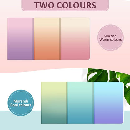 Ddaowanx 24 Pack A5 Colorful Notebooks, 6 cute colors Journals for Writing, 72 Pages, 8.3x5.5 Inch, with Lined Paper Travel Writing Notebooks Journal Gifts for Students(Lined-24pack, Gradient)