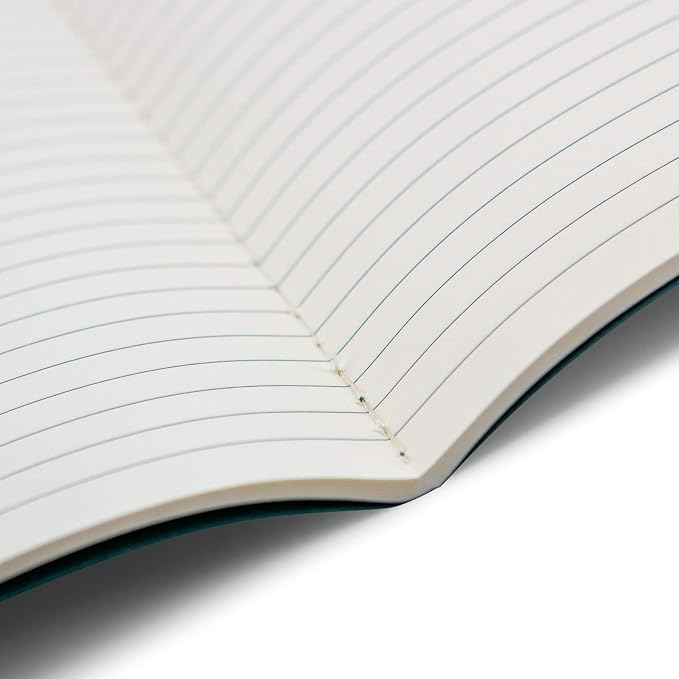 Simply Genius A5 Notebooks for Work, Travel, Business, School & More - College Ruled Notebook - Softcover Journals for Women & Men - Lined Note Books with 92 pages, 5.5" x 8.3" (Green, 6 pack)