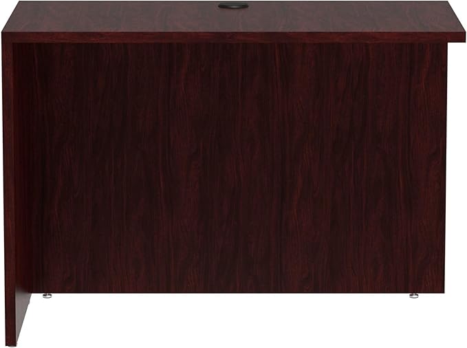 Alera ALEVA354224MY Valencia Series 42 in. x 23-5/8 in. x 29-1/2 in. Reversible Return/Bridge Shell - Mahogany