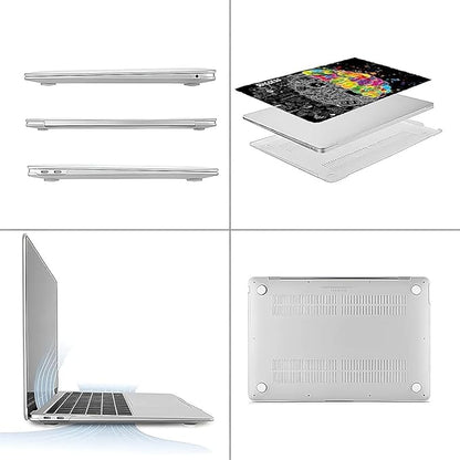 Compatible with 13.3 Inch MacBook Retina A1425/A1502, Left Right Brain Hard Plastic Shell Cover Case