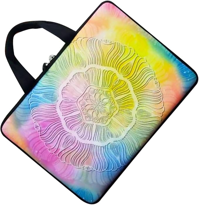11 11.6 12 12.5 inch Laptop Carrying Bag Chromebook Case Notebook for Apple MacBook Air Samsung HP DELL Lenovo Asus (Colorful Mandala)