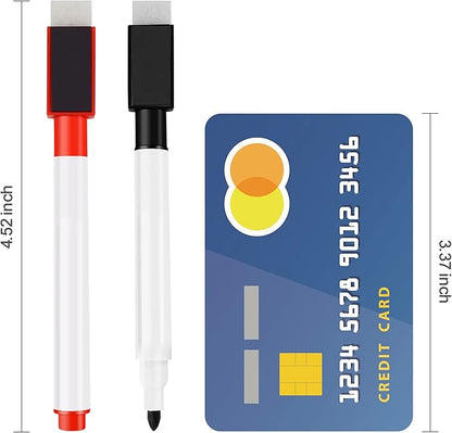 IHPUKIDI Magnetic Dry Erase Markers Fine Point Tip,Bulk Pack of 96, 8 Colors White board Markers Dry Erase Marker with Eraser Cap, Low Odor Whiteboard Markers, Thin Dry Erase Markers for Kids Teachers