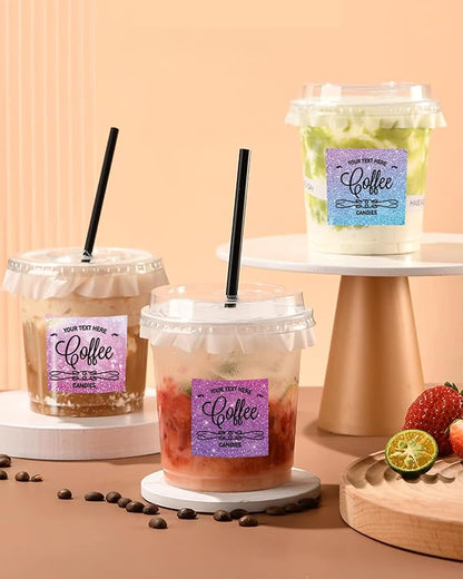 2inch Square Thermal Labels Self-Adhesive, 140 Sheets/Roll Printer Labels for Business and Home, Thermal Sticker for/Shipping/Packaging/DIY Logo Design/Thanks Card/Inventory