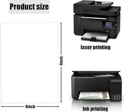 50 Pack 4x6 White Cardstock Paper Blank Thick Heavyweight 92lb Card Stock for Making Index Cards, Invitations cards, Postcards