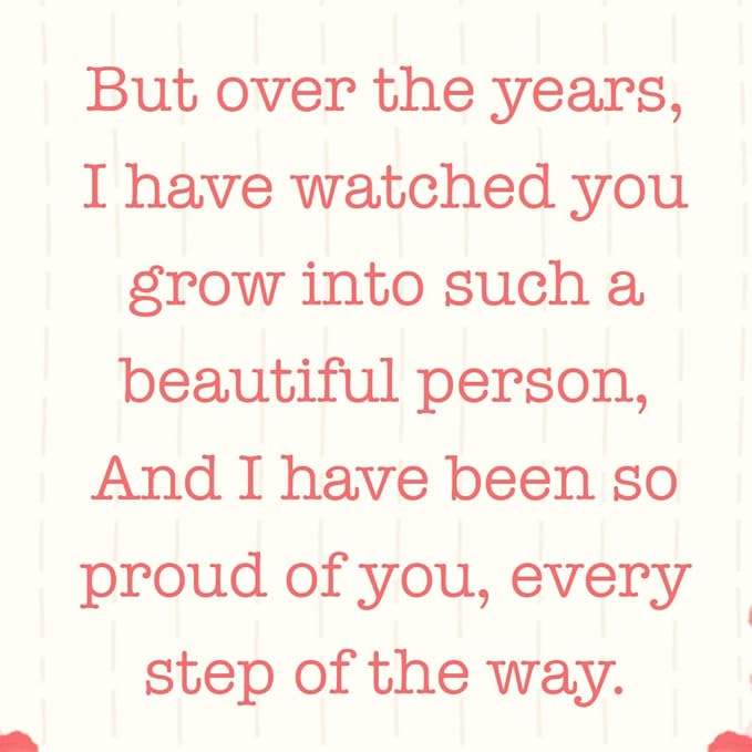 Prime Greetings Birthday Card For Niece, Made in America, Eco-Friendly, Thick Card Stock with Premium Envelope 5in x 7.75in, Packaged in Protective Mailer