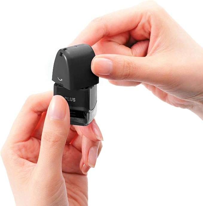 Guard Your ID Identity Protection Security Prevention Stamp Roller (Black) IS-520CM