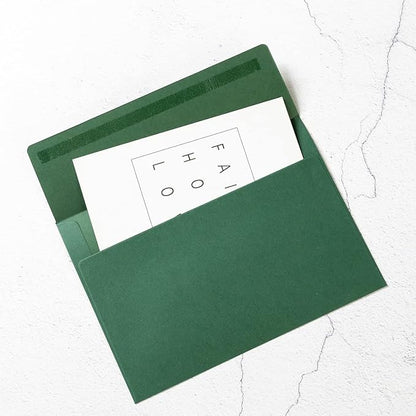 Wishop 100 Pack Dark Green A7 Envelopes Self-Adhesive 5x7 Envelopes for Invitations, 5x7 Greeting Cards