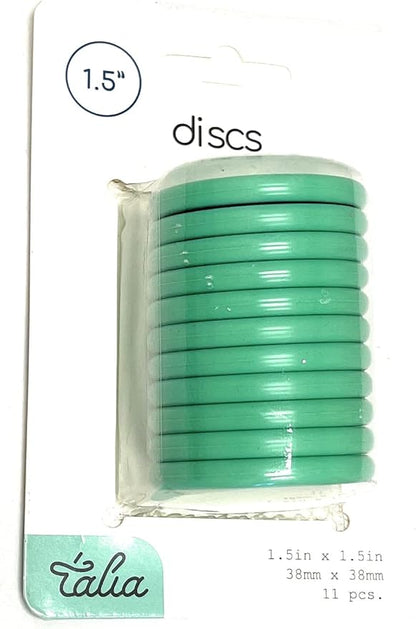 Talia Discbound Notebook - Discs (Sage Green, 1.5inch)