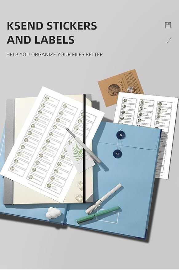 in Case I Go Missing Binder,Document Organizer with Pockets File Home School Office Supplies in Case I Go Missing Binder, Cute Folder for Record Key Personal Information, Estate Planning (Blue)