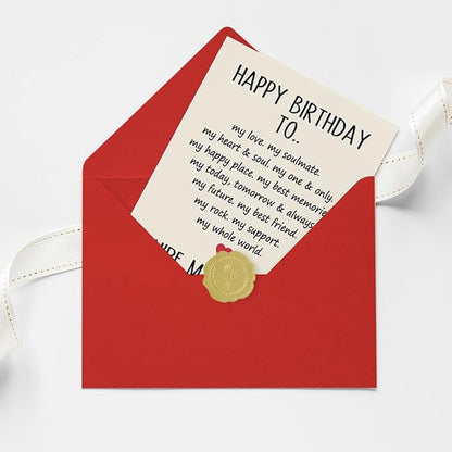 Funny and Romantic Birthday Card & Gifts for Husband, Men, Boyfriend - Sweetest Happy Bday Cards for Him