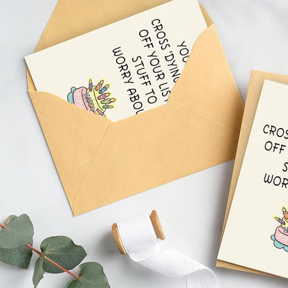 Funny Birthday Card | Funny Birthday Cards for Women, Men, Dad, Mom, Brother, Sister, Husband, Friend, and Anyone | Humorous Birthday Gifts | Unique Birthday Decorations