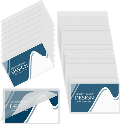 Index Card Laminating Pouches 3x5 File Card Laminating Pouches Lamination Pouches Recipe Card Laminating Pouches for Work Permits Pass Cards Student ID Cards (200, 5mil)
