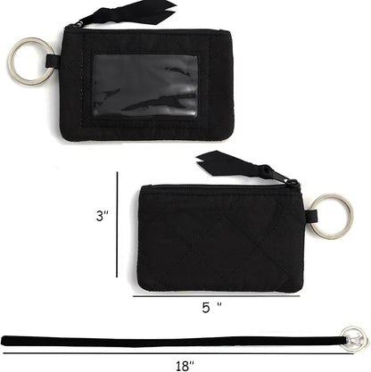 WONDERFUL FLOWER Lanyard Wallet, ID Holder, ID Wallet with Lanyard, Keychain Wallet for Women, Card Holder Wallet