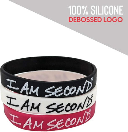 I Am Second 3-Pack Adult Multi-Color Wristband Bundle