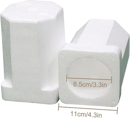 2 Sets Wine Shipping Box with Protective Foam Single Bottle Wine Shipping Box for Glasses Corrugated Paper Shipping Boxes All-in-One Protective Wine Shipper Wine Boxes for Moving Wine Bottle