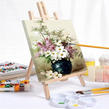 8PCS 17 Inch Desktop Easel, Party Easel, Wooden Easel - Versatile Tabletop Art Display Stand for Creative Projects and Events