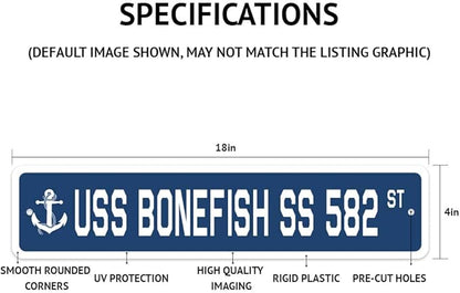 ISAIAH Street Sign Childrens Name Room Sign | Indoor/Outdoor | 18" Wide Plastic Sign