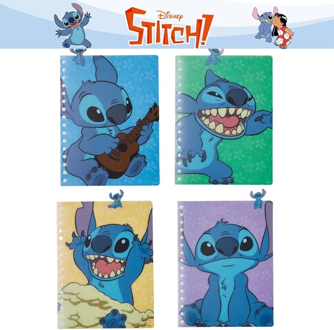 Innovative Designs Stitch Tab Journal Notebook, Spiral Bound, 96 Lined Pages, 8 x 7 inches, Blue