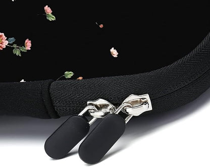 11.6" 12.2 inches Laptop Sleeve Chromebook Case Ultrabook Case Notebook Sleeve Tablet Case Neoprene Handle Sleeve for Men Women, Two Pockets Fit Apple MacBook Air Samsung Acer HP DELL(Flowers)