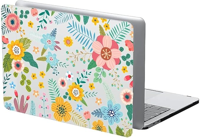 Compatible with MacBook Air 13.3 inch Case 2018-2020 Release A1932 A2179 A2337, Abstract Flower Hard Plastic Shell Cover Case