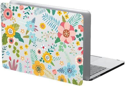 Compatible with MacBook Air 13.3 inch Case 2018-2020 Release A1932 A2179 A2337, Abstract Flower Hard Plastic Shell Cover Case